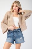 Hannah Knit Cardigan - Oatmeal