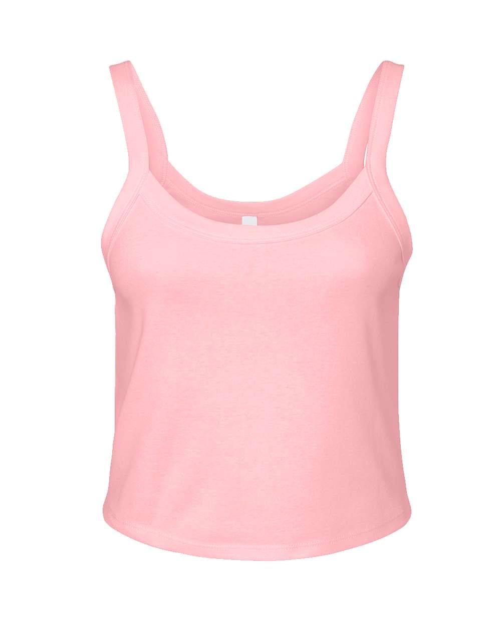 Spaghetti Strap Crop Tank - Pink