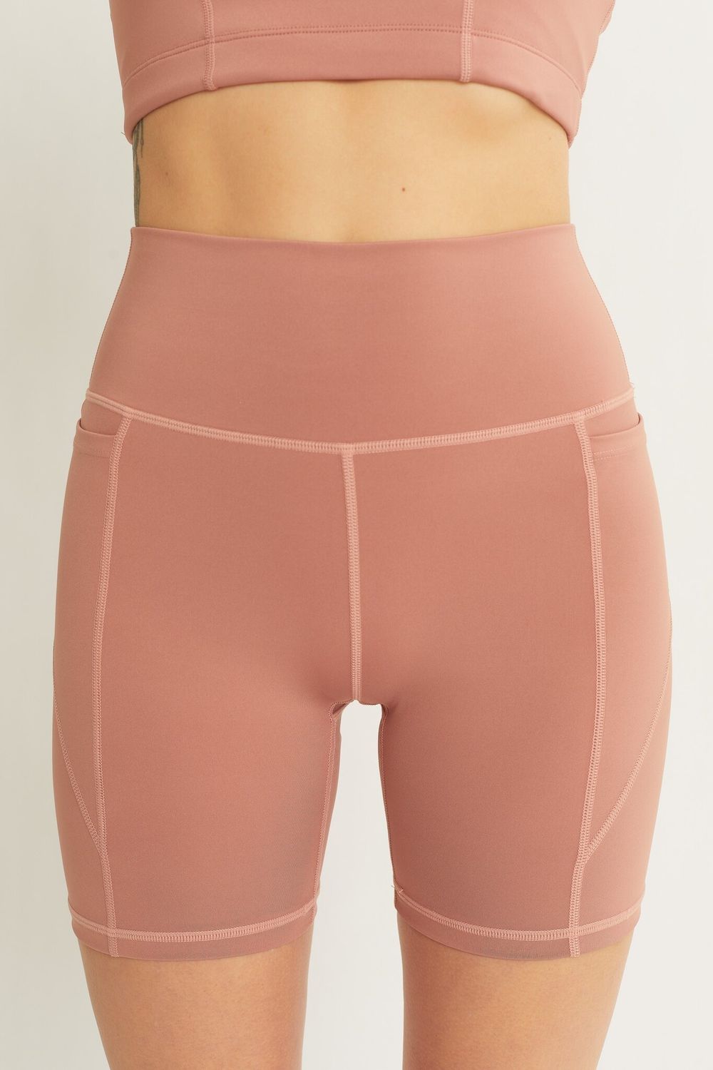Bianca Biker Shorts - Clay