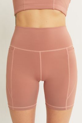 Bianca Biker Shorts - Clay