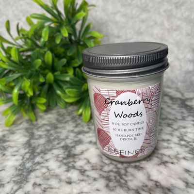 Cranberry Woods Candle 8 oz Jar