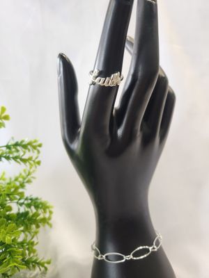 Silver Faith Ring - Size 6