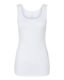 Micro Ribbed Tank - White