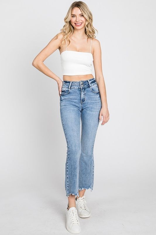 High Rise Crop Bootcut - Medium