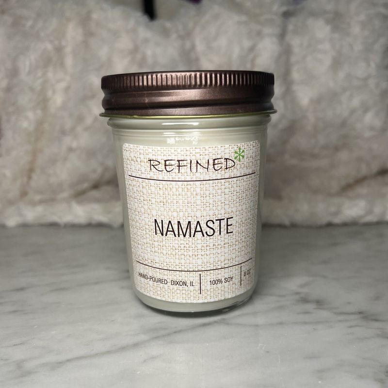 Namaste Candle 8 oz Jar