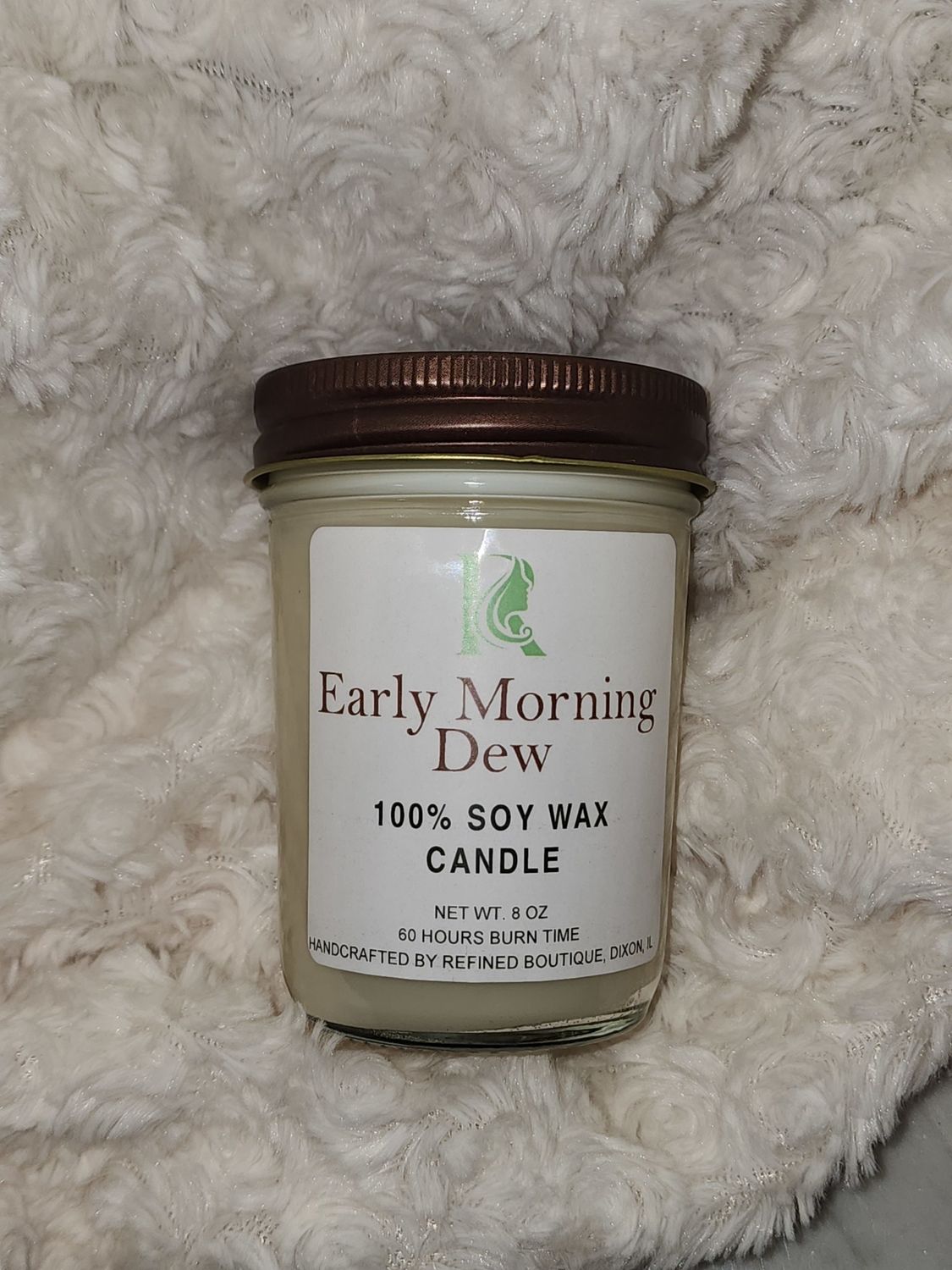 Early Morning Dew 8 oz. Jar Candle
