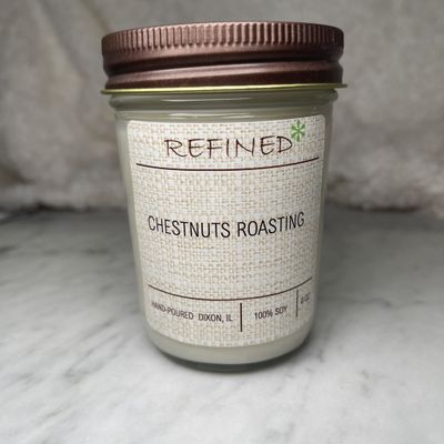 Chestnuts Roasting Candle 8 oz Jar