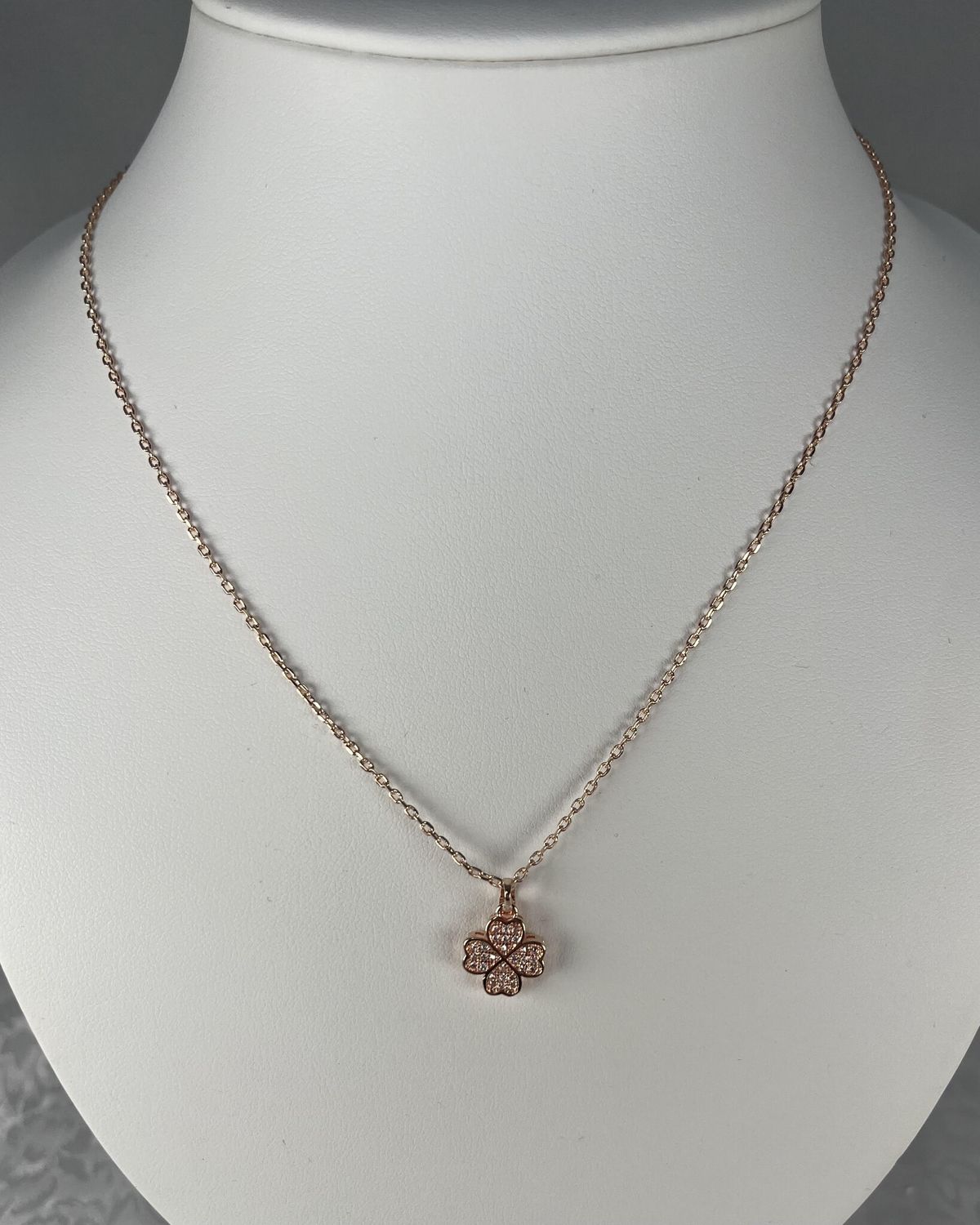 Rose Gold Clover Necklace