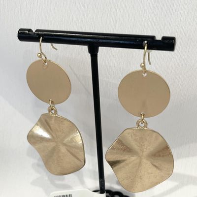 Hammered Circle Earrings