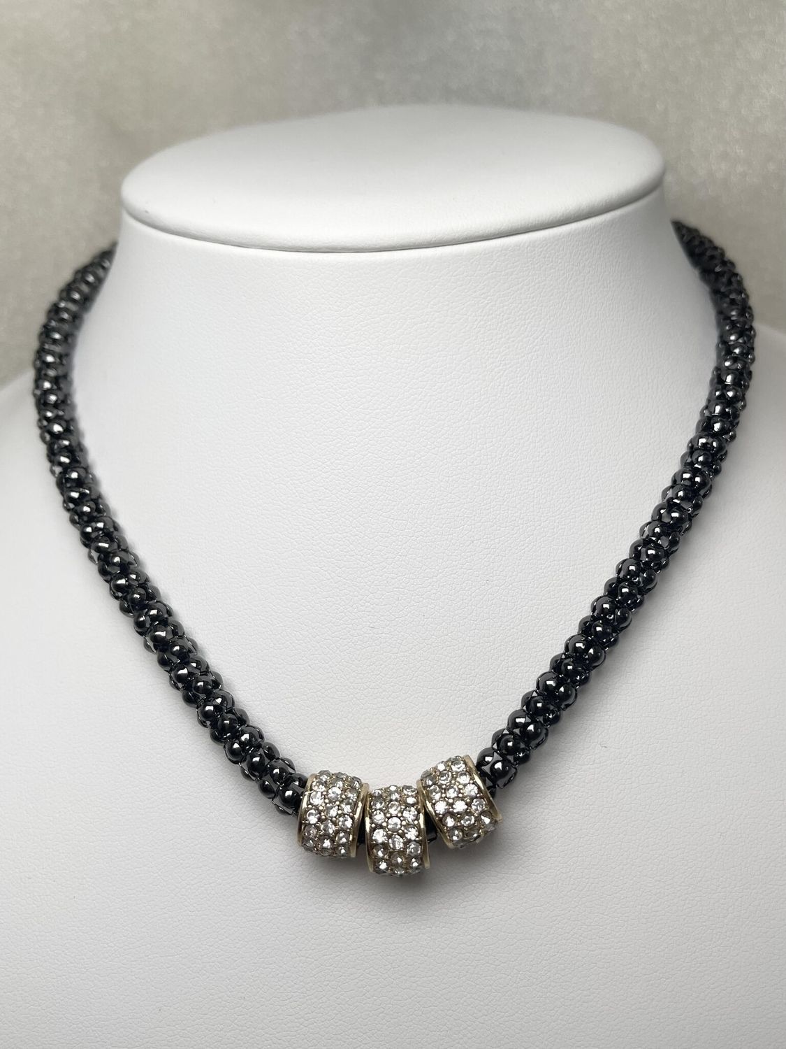 Black Slinky Necklace