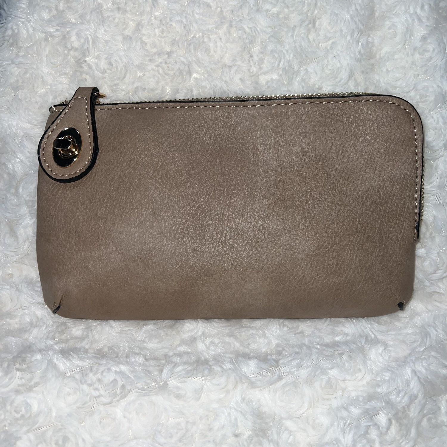 Crossbody Clutch - Multiple Colors Available, Color: Taupe
