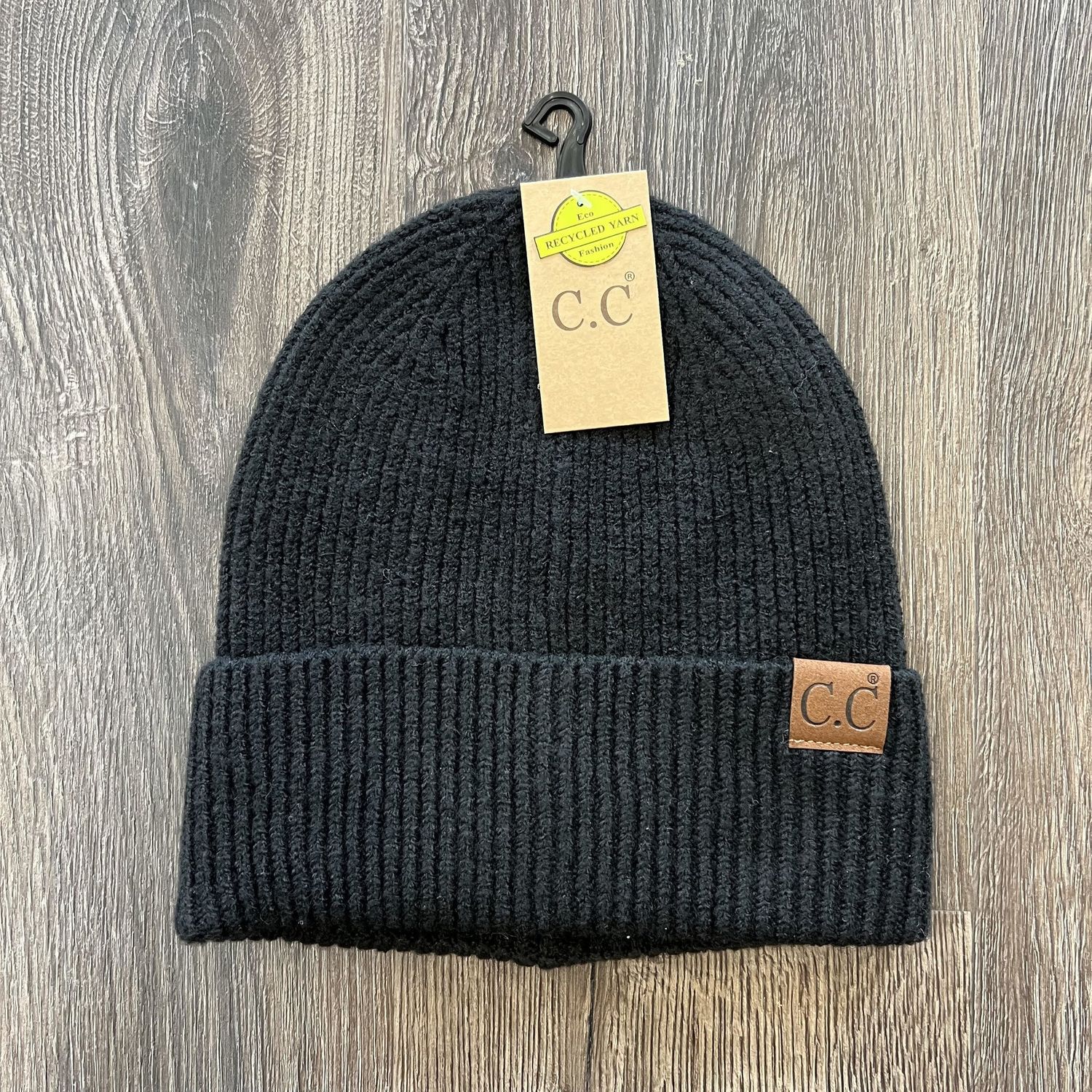 Cuffed Beanie, Color: Black
