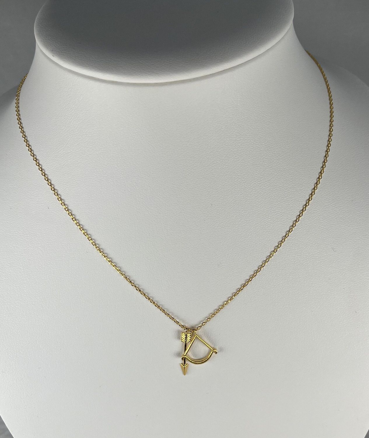 Bow &amp; Arrow Necklace, Color: Gold