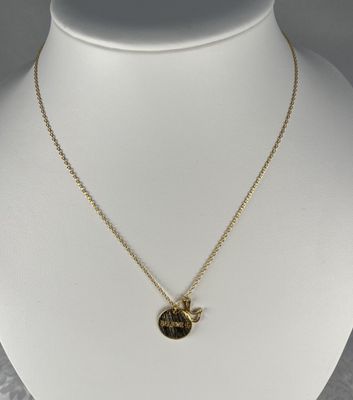 Believe Necklace, Color: Gold