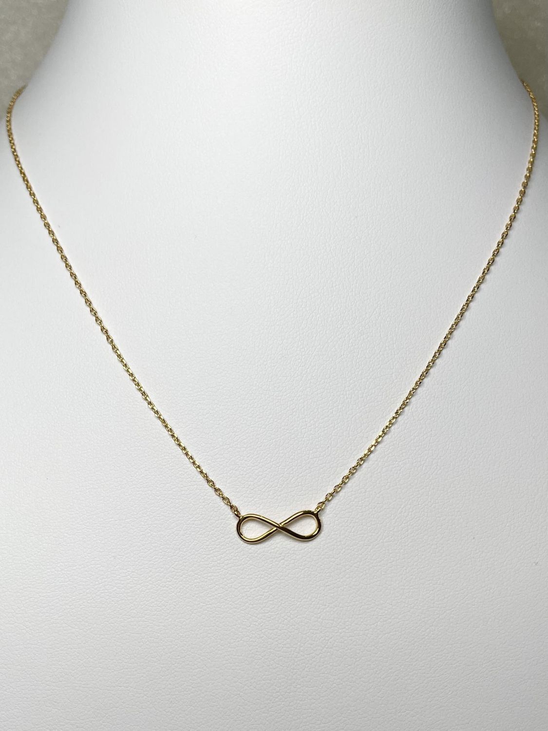 Infinity Necklace, Color: Gold