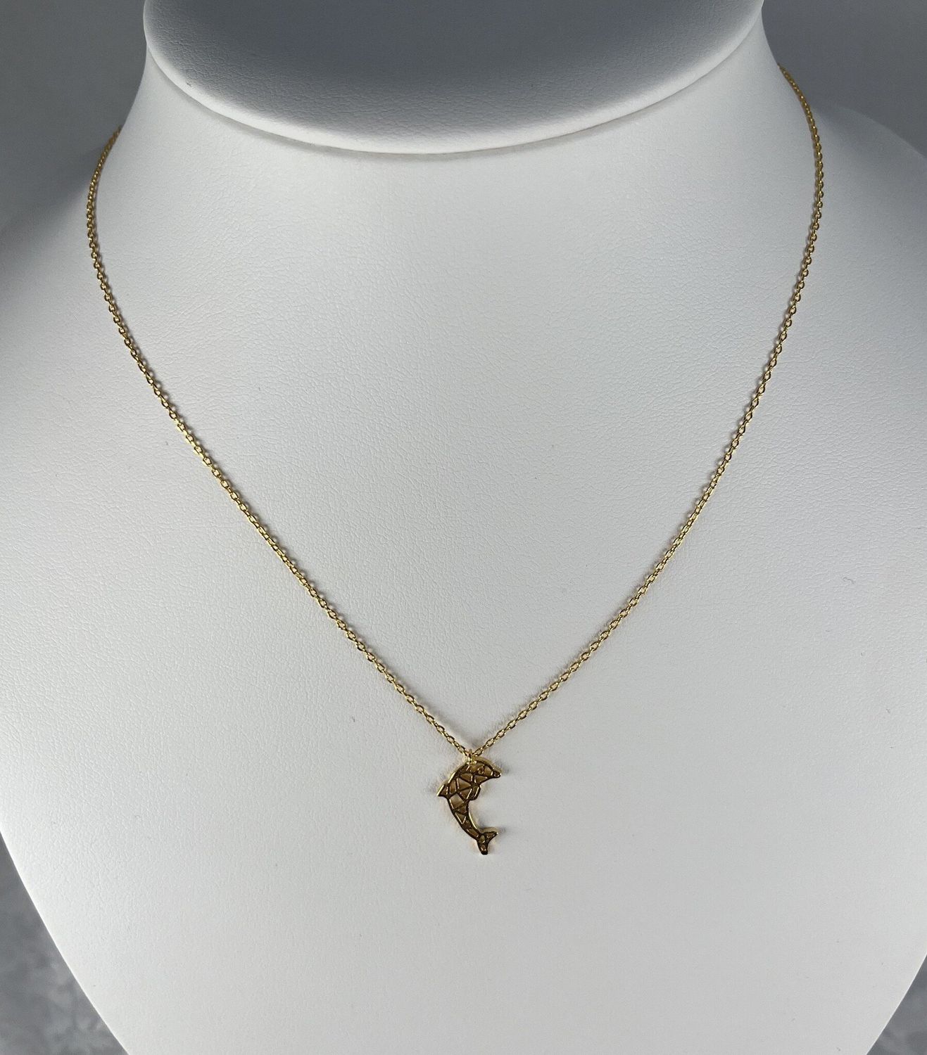 Dolphin Necklace, Color: Gold