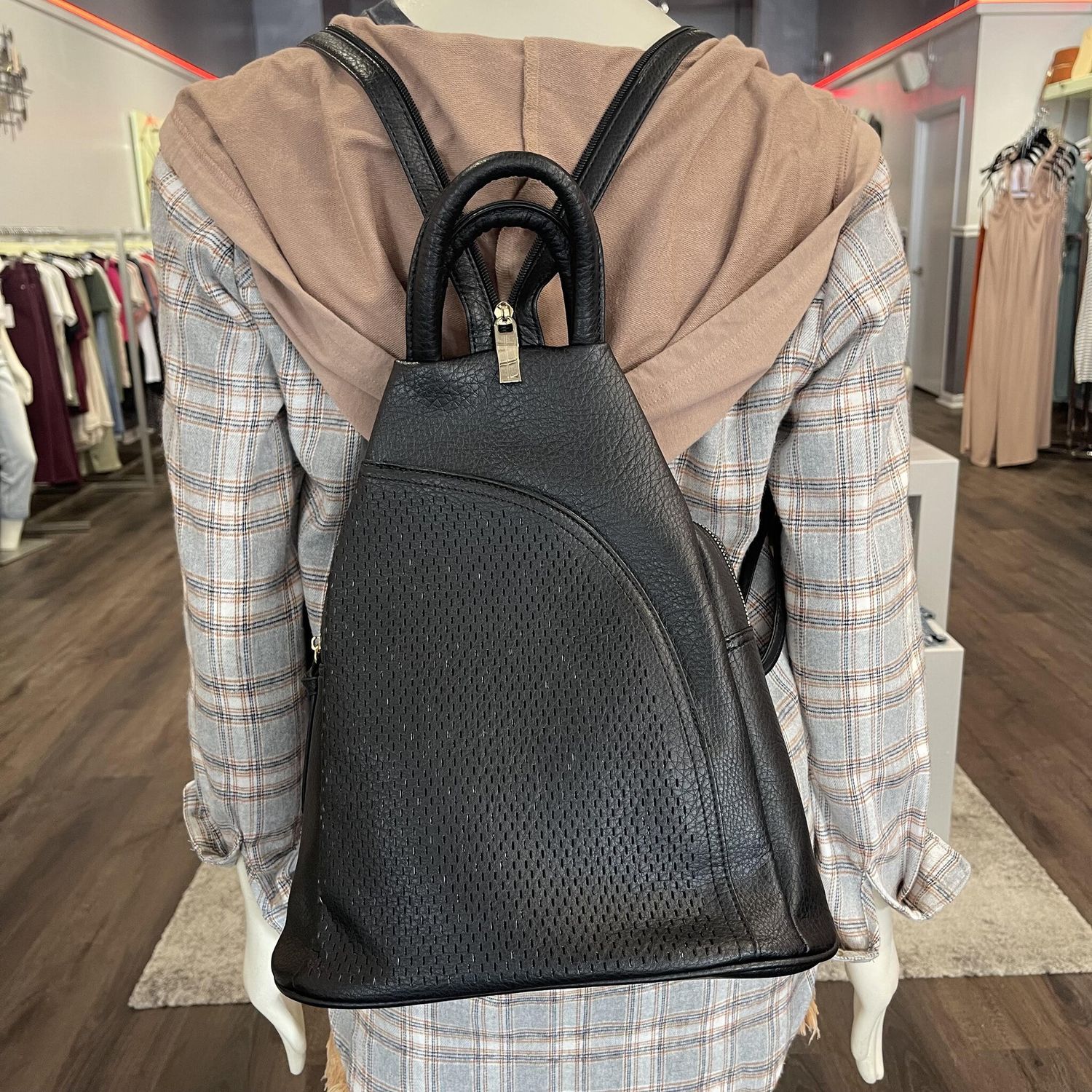 Convertible Sling Bag, Color: Black