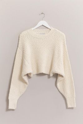 Kylie Popcorn Knit Sweater - Cream