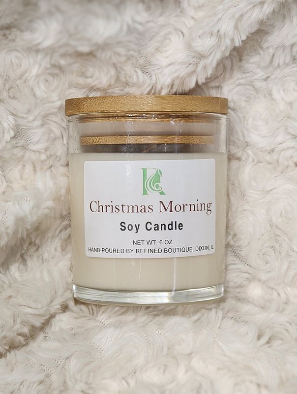 Christmas Morning Candle 6oz Cork Lid