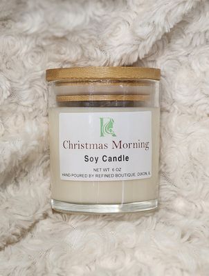 Christmas Morning Candle 6oz Cork Lid