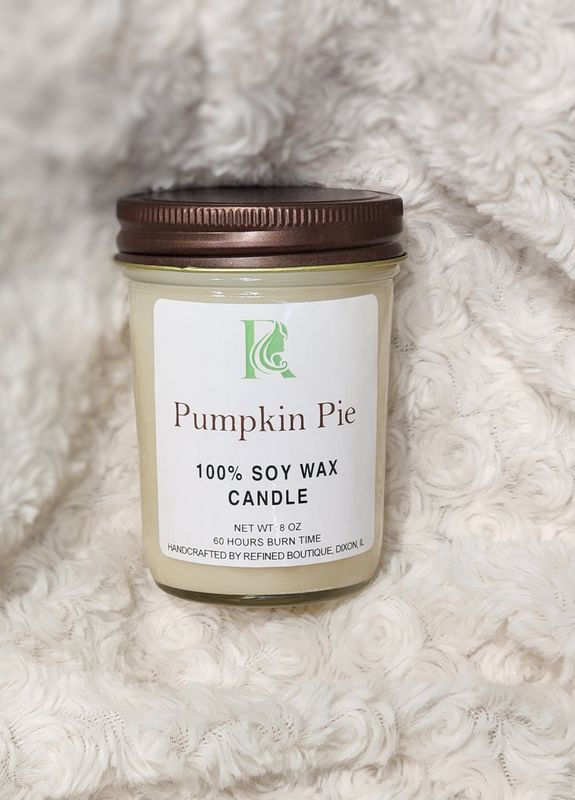 Pumpkin Pie Candle 8 oz Jar