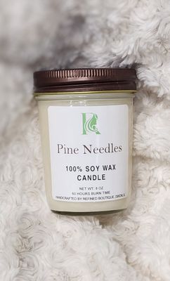Pine Needles Candle 8 oz Jar