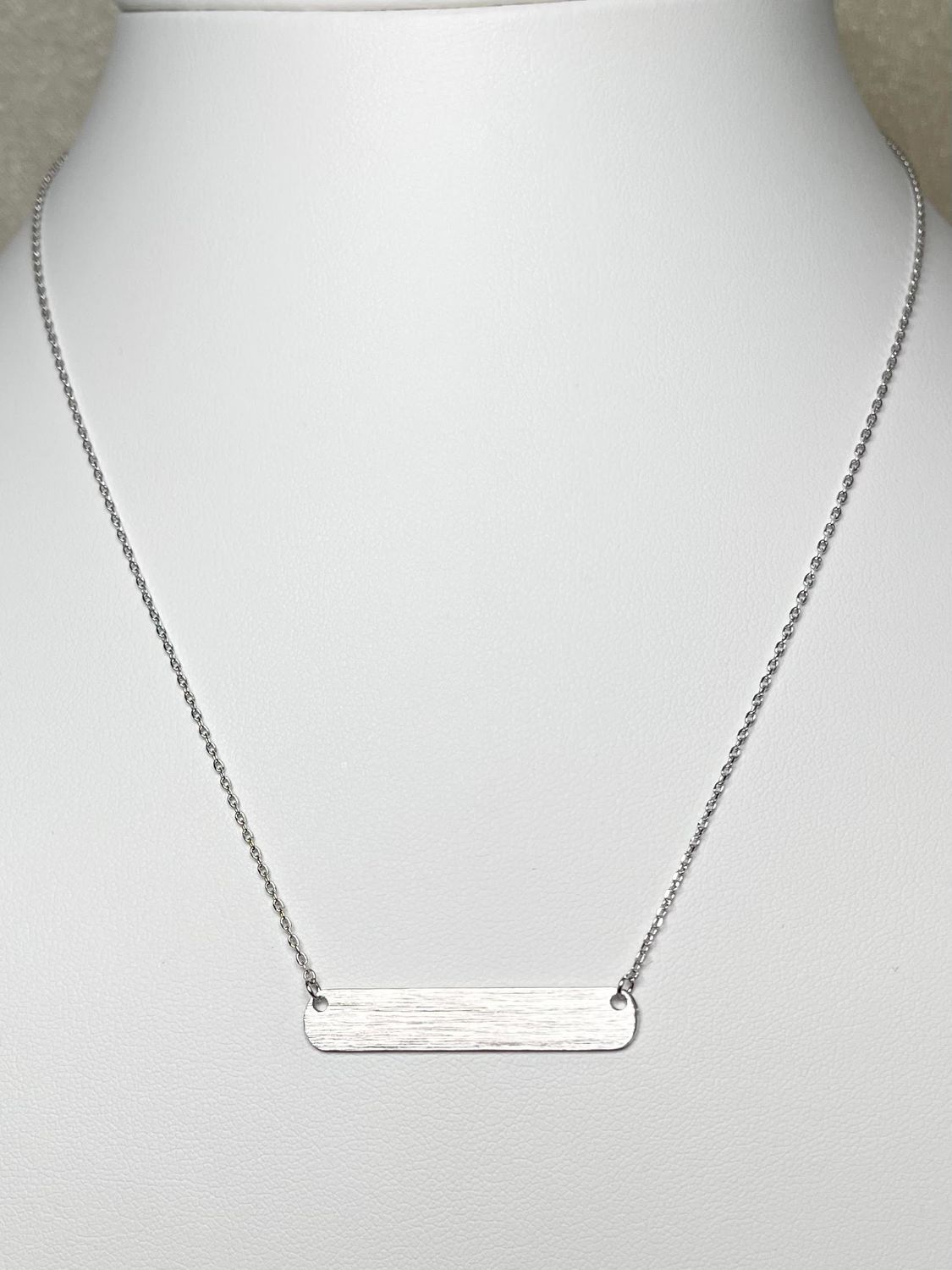Flat Bar Necklace