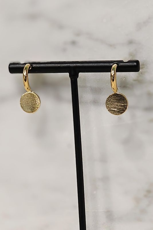 Gold Half Hoop Earring