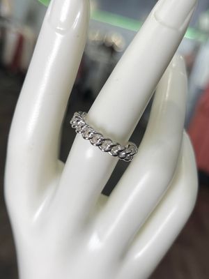 Silver Chain Ring - 7