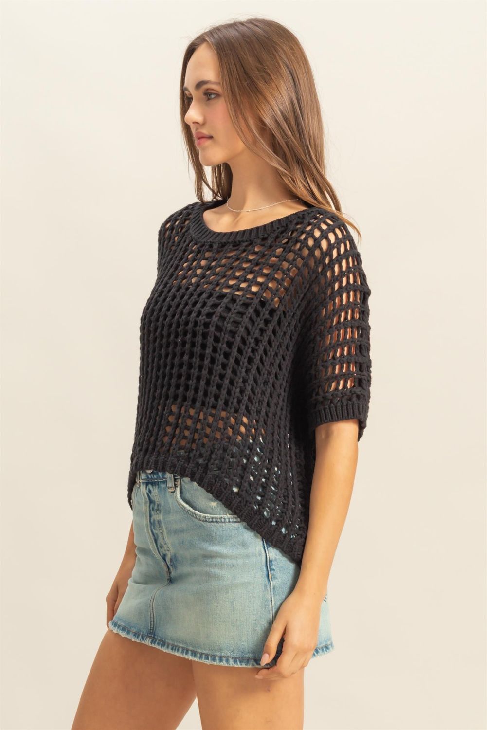 Blake Knit Top - Black