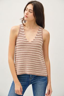 Judy Sweater Tank - Coco