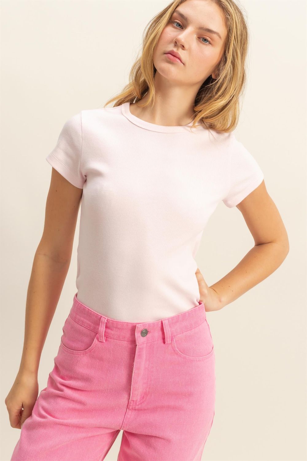 Ribbed Baby Tees