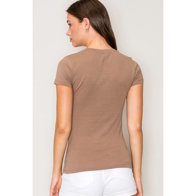 Fitted Tee - Pine Bark