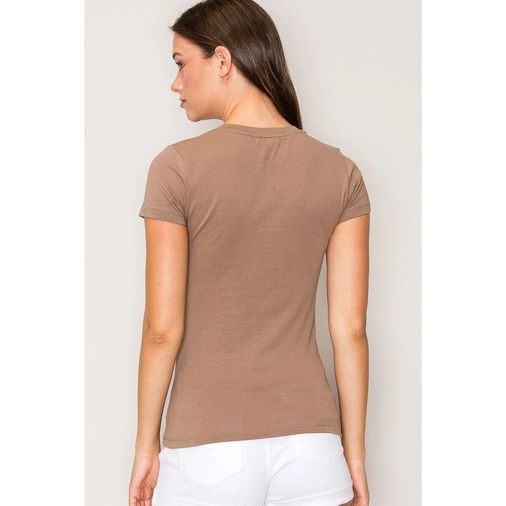 Fitted Tee - Pine Bark