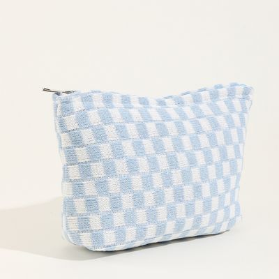 Checkered Travel Pouch (Multiple Colors)