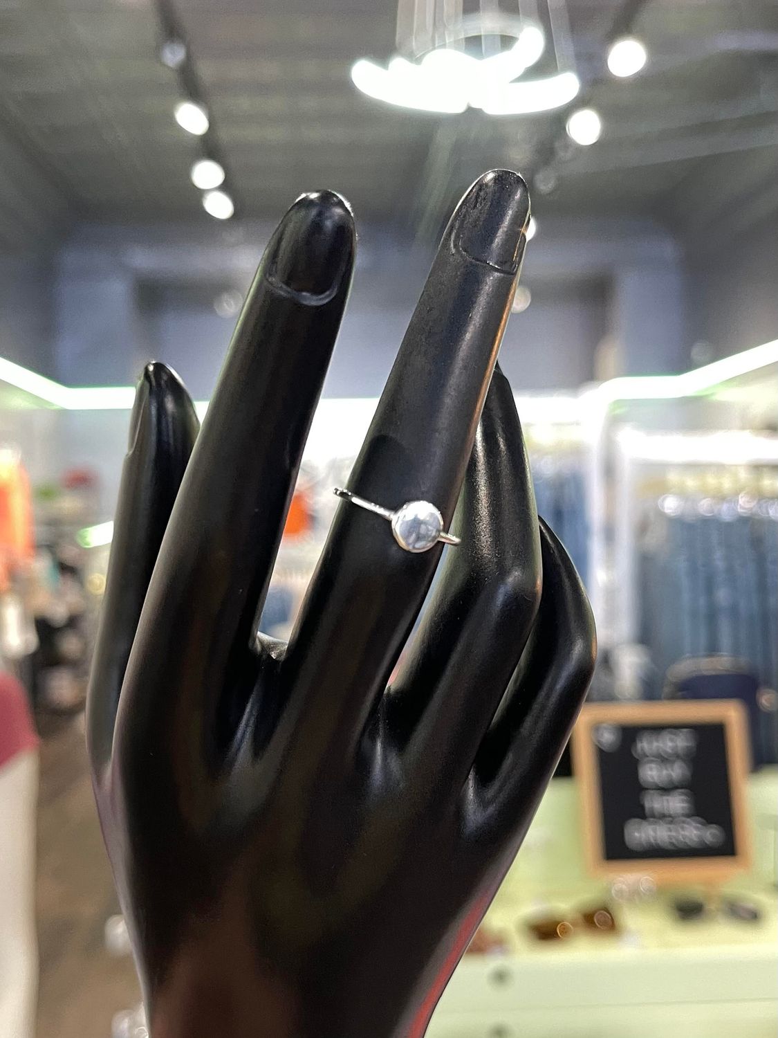 Silver Circle Ring - 6