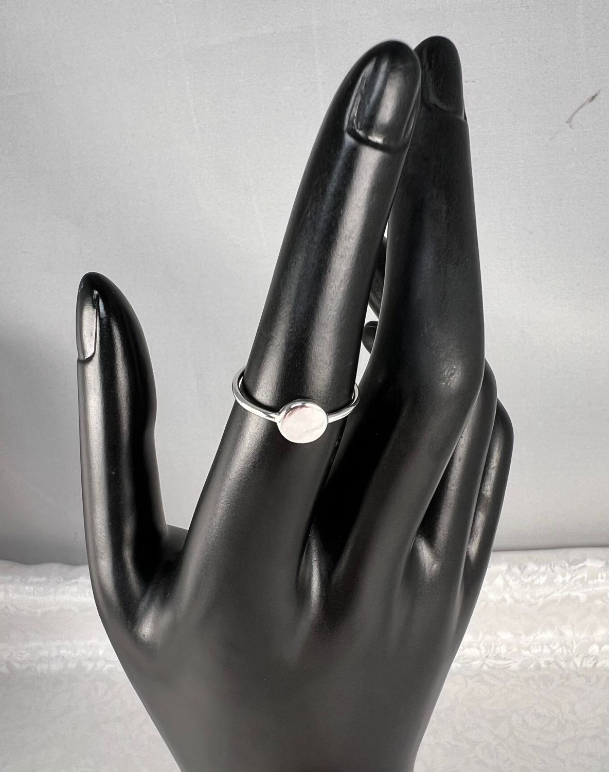 Silver Circle Ring - 6