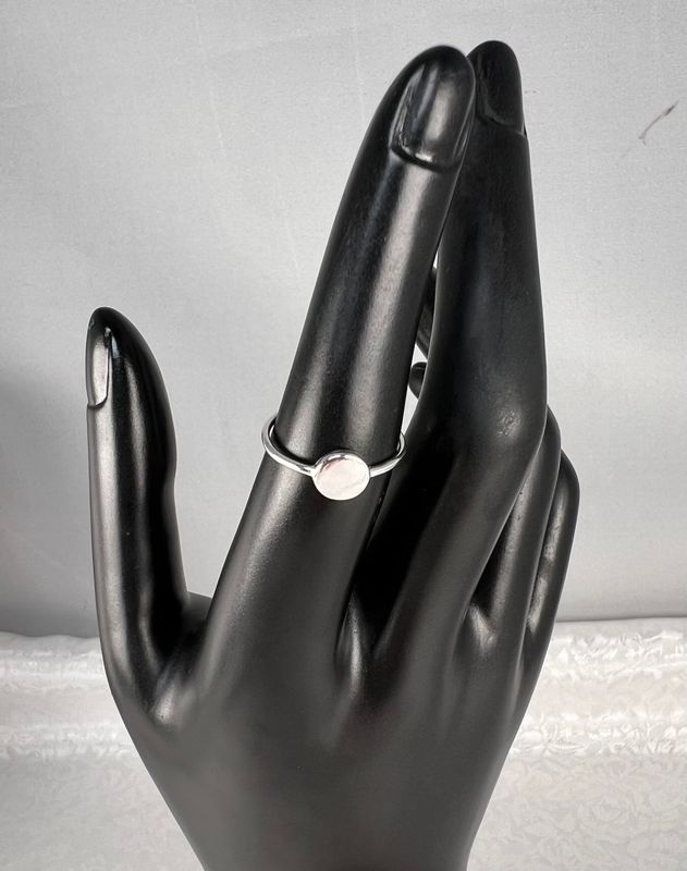 Silver Circle Ring - 6