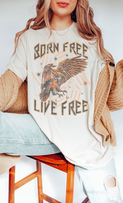 Born Free Tee - Cream