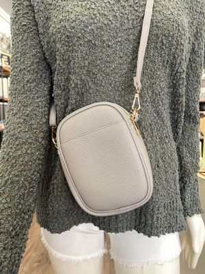 Large Cellphone Crossbody - Grey