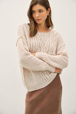 Tessa Chunky Sweater - Ivory