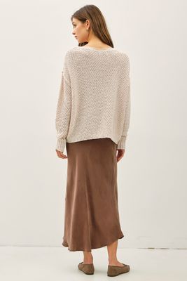 Tessa Chunky Sweater - Ivory