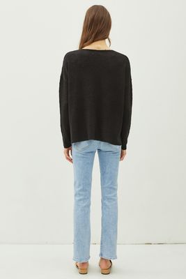 Cassidy V-Neck Sweater - Black