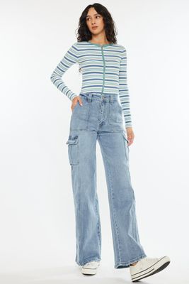 Kassie Wide Leg Cargo Jeans