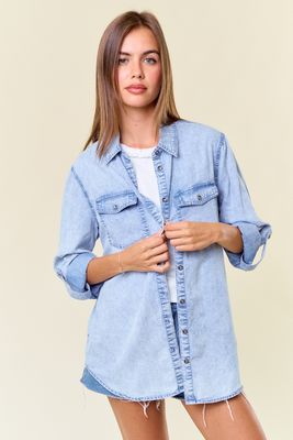 Ashley Button Down - Chambray