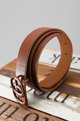Matte Buckle Belt
