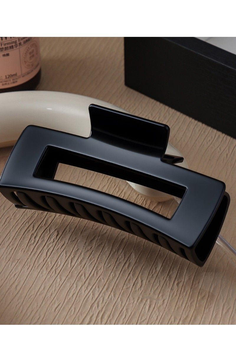 Soft Silicone Claw Clips, Color: Black
