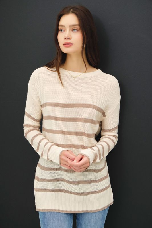 Lucy Lightweight Sweater - Mocha
