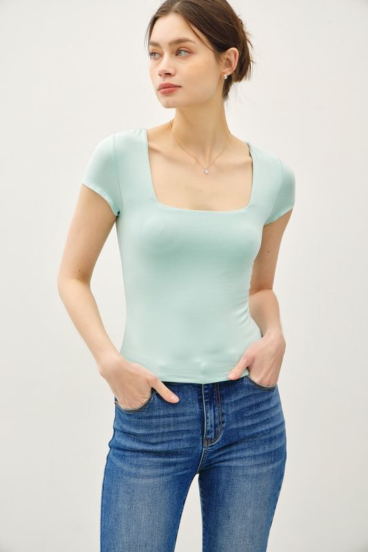 Luna Square Neck Top 