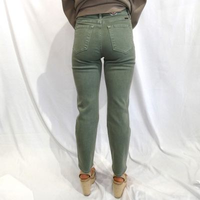 Super High Rise Avril Jeans - Olive